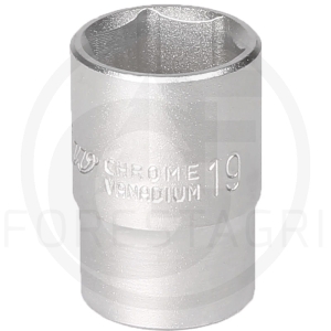 Steckschlüssel 1/2" 6-Winkel - 19