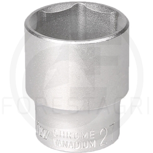 Steckschlüssel 1/2" 6-Winkel - 27