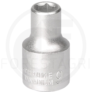 Steckschlüssel 1/2" 6-Winkel - 9