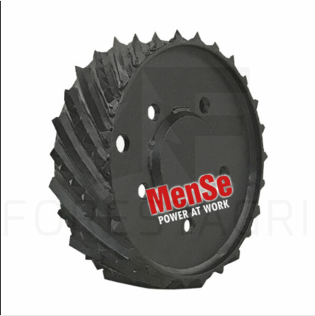 Stalowa rolka podająca, do korowania - John Deere H415, Black Bruin Multispeed