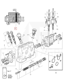 Sekcja bloku zaworów, valve block section, Ventilblockabschnitt, vožtuvų bloko sekcija, sekce bloku ventilů - F061493 O