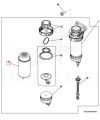 Filtr paliwa, fuel filter, Kraftstofffilter, degalų filtras, palivový filtr - RE529643 (zamiennik)