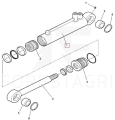 Cylinder hydrauliczny, F071069 U