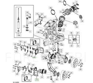 Abdeckung der Zuführrolle – F063520