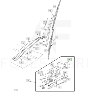 Scheibenwischermotor – F042830